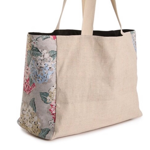 DSW Floral Print Tote Weekend Beach Gym Bag - Picture 5 of 11